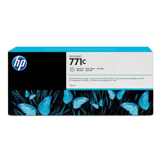HP B6Y14A - originální cartridge HP 771C, světle šedá, 775ml