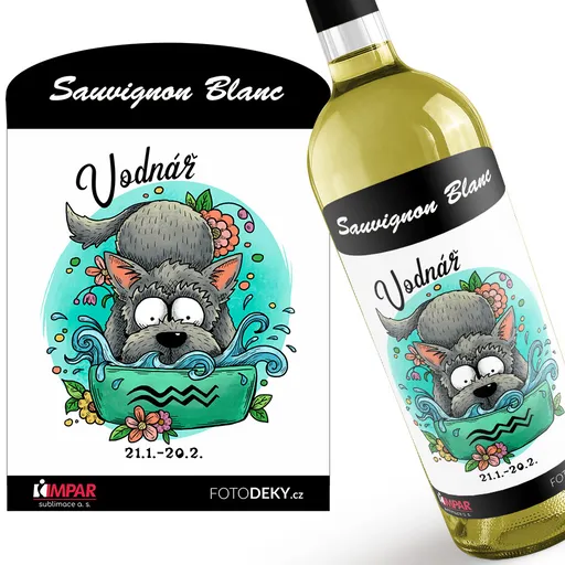 Víno Psí znamení – vodnář (Druh Vína: Bílé víno)
