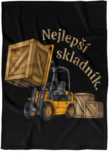 Deka Nejlepší skladník (Podšití beránkem: NE)