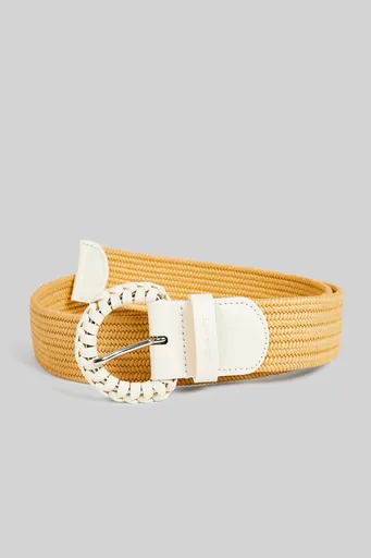 OPASEK GANT BRAIDED COTTON BELT WHEAT BEIGE