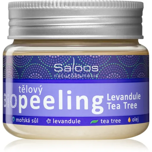 Saloos Bio Peeling Levandule & Tea Tree tělový peeling 140 ml