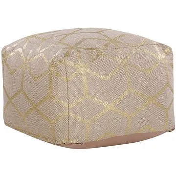 BELIANI puf 67 × 67 cm béžový MAMALA (beliani_252338)