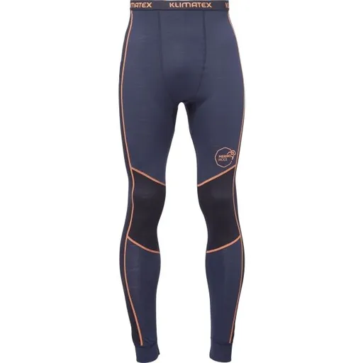 Klimatex TASHUN MERINO Pánské merino blend spodky, tmavě modrá, velikost