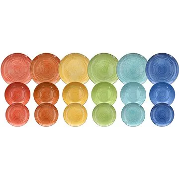 Tognana Jídelní sada 18 ks KALEIDO (MC07018M145)