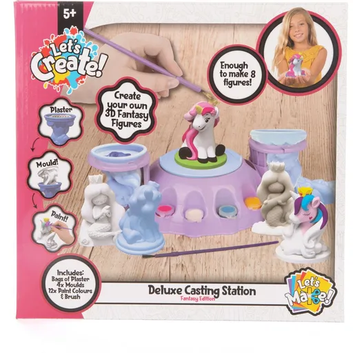 Sada na výrobu sádrových figurek Jednorožec DeLuxe