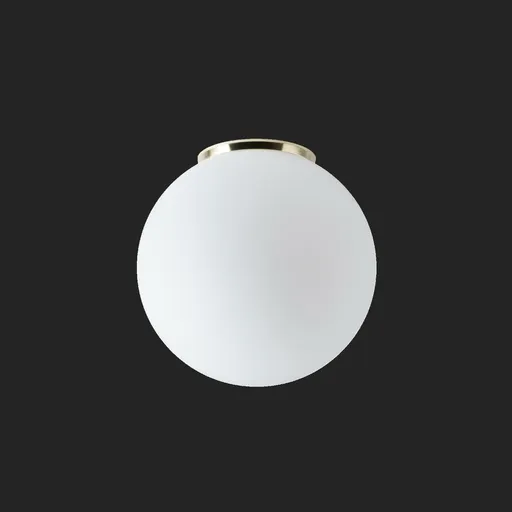 OSMONT STY61739 STYX 3 stropní/nástěnné skleněné svítidlo mosaz leštěná / bílá IP65 4000 K 20W LED DALI