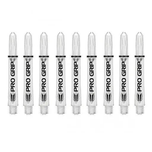 Násadky Target Pro Grip Spin Clear Short 3x3ks