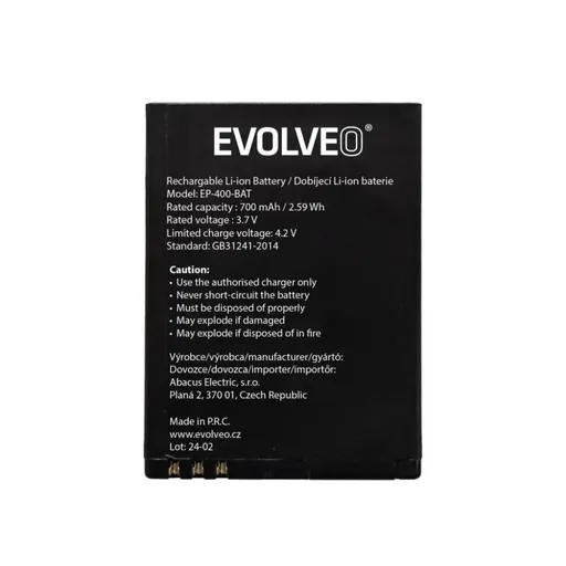 EVOLVEO originální baterie 700 mAh pro EasyPhone ID