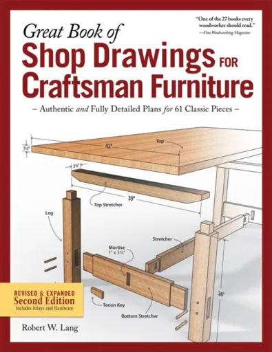 Great Book of Shop Drawings for Craftsman Furniture, Second Edition - Robert W. Lang