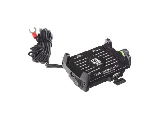 Držák telefonu na kolo/motocykl STU r12usb s USB nabíječkou