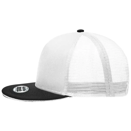 Myrtle Beach (Daiber) Kšiltovka s rovným kšiltem MB6636 - Bílá / černá