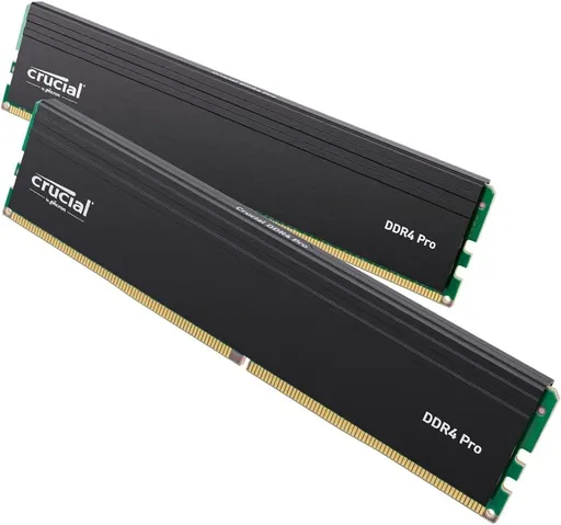 Crucial Pro/DDR4/32GB/3200MHz/CL22/2x16GB/Black
