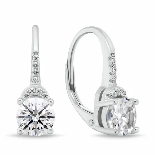 Brilio Silver Okouzlující stříbrné náušnice se zirkony EA117W