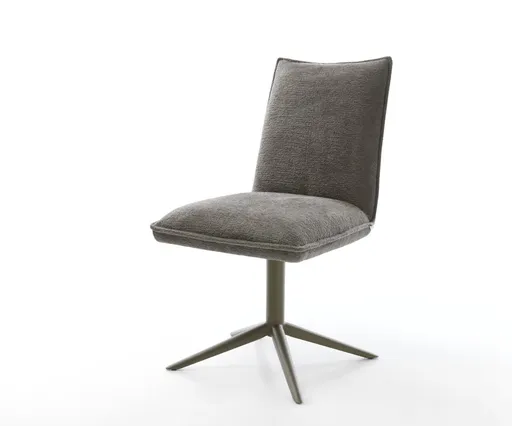 Jídelní židle Lelio-Flex bouclé měkký tmavě béžová křížová