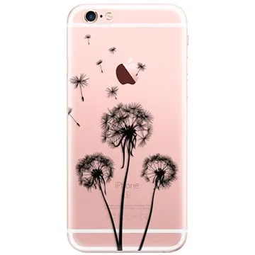 iSaprio Three Dandelions - black pro iPhone 6 Plus (danbl-TPU2-i6p)