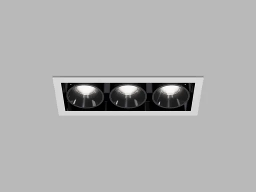 LED2 2560751DTW Zápustné svítidlo RIVA MAXI 3, W DALI TW/PUSH TW 15W 3000K-4000K UGR bílá