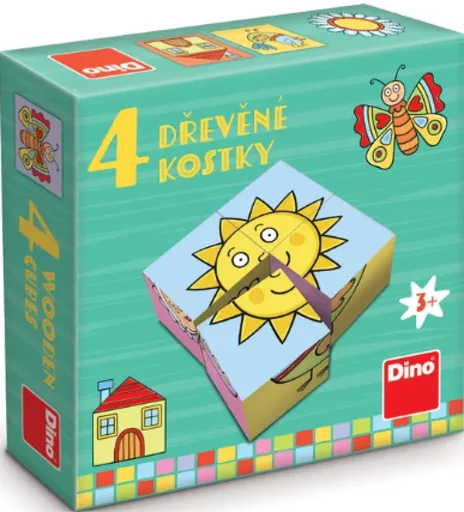 Kostičky pro nejmenší dětičky 4ks