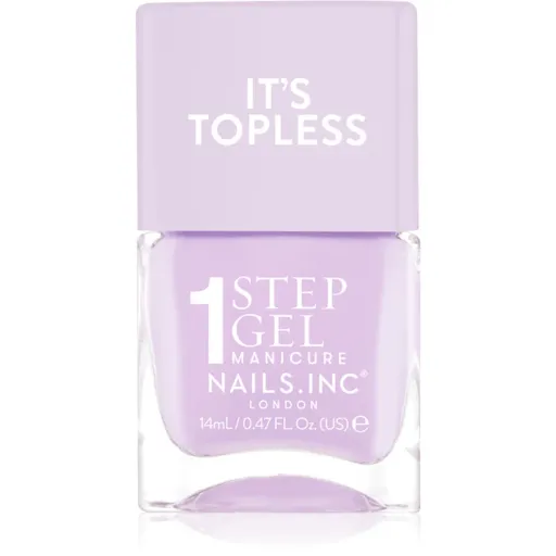 Nails Inc. It’s Topless gelový lak na nehty pro dlouhotrvající efekt odstín Hailey 14 ml