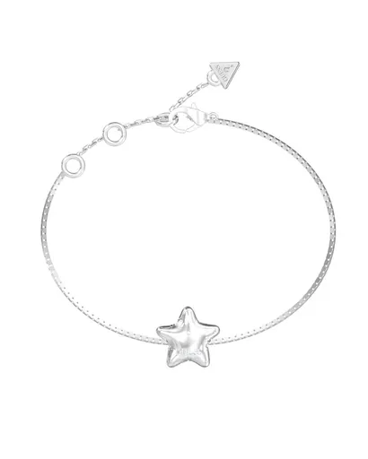 Guess Hravý ocelový náramek s hvězdičkou Iconique JUBB05546JWRH 18,4 cm