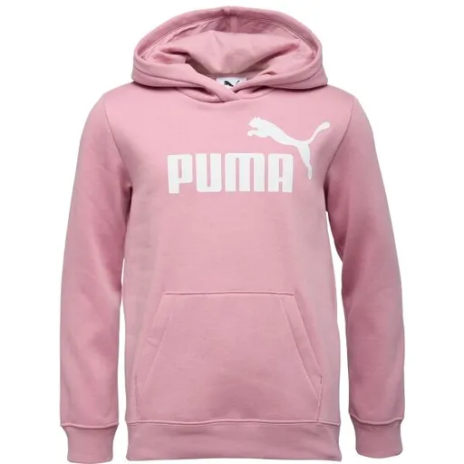 Puma ESSENTIALS NO.1 LOGO HOODIE FL G Dívčí mikina, růžová, velikost