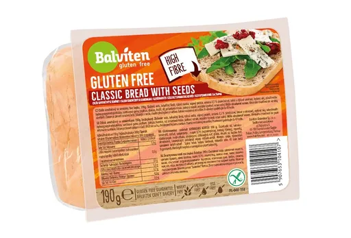 Balviten Classic Bread With Seeds bezlepkový krájený chléb se zrníčky 190 g