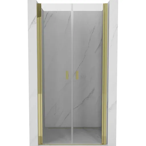 MEXEN MIST dveřní část (d+d) 95x200 cm 6mm zlatá, čirá 8A7-095-000-50-00
