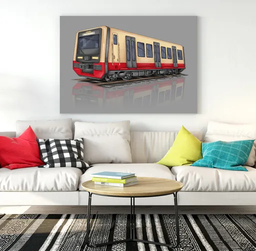 Obraz BR 484 – S-Bahn Berlin (Rozměr obrazu: 120x80)