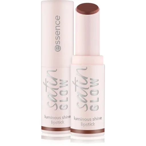 essence satin GLOW krémová rtěnka se saténovým finišem odstín 06 Deja-brew 3.5 g