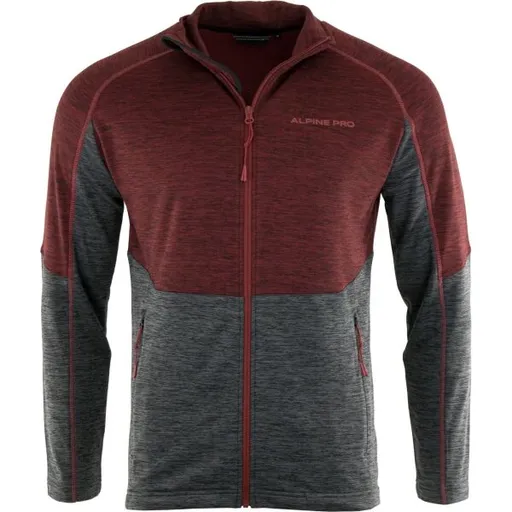 ALPINE PRO MIETEN Pánská mikina, červená, velikost
