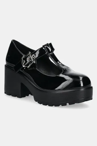 Lodičky Koi Footwear SAI BLACK MARY JANES ‘ PATENT EDITION’