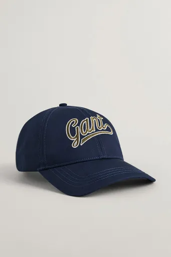 KŠILTOVKA 7-16 LET GANT SCRIPT LOGO CAP EVENING BLUE