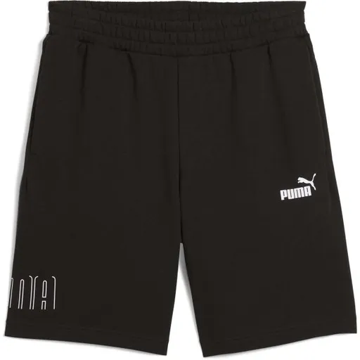 Puma SPORT GRAPHIC SHOTRS 9 TR Pánské kraťasy, černá, velikost
