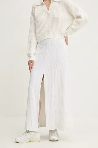 Lněná sukně Abercrombie