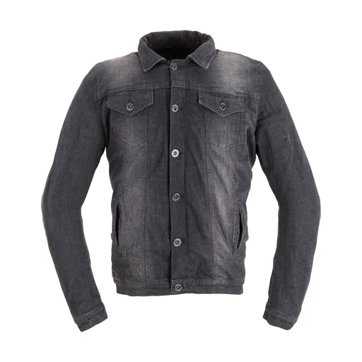 Pánská jeansová letní moto bunda W-TEC Lenny černá XXL
