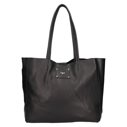 Dámská kožená kabelka Lagen Meliat - černá