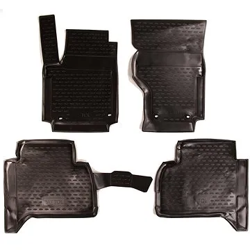 SIXTOL Gumové koberce VOLKSWAGEN Amarok, 2010-