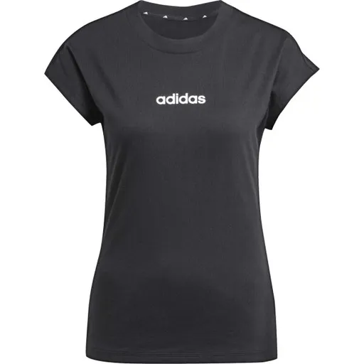 adidas ESSENTIALS LINEAR SINGLE Dámské triko, černá, velikost