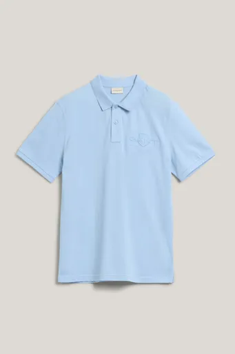 POLOKOŠILE GANT REG TONAL SHIELD SS POLO FRESH BLUE