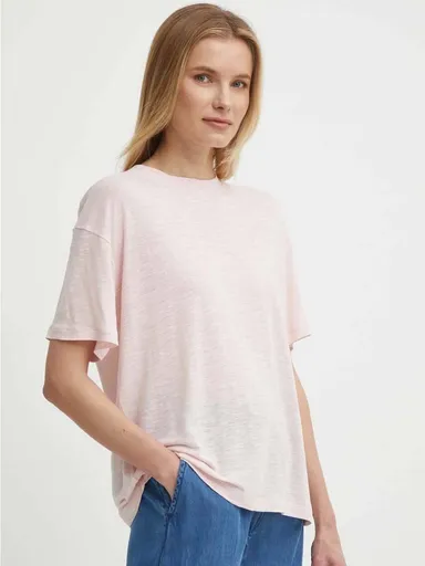 Tommy Hilfiger dámské růžové tričko WW0WW41196 S