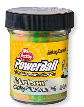 Berkley těsto na pstruhy troutbait sinking - třpytivá černá