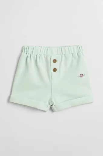 ŠORTKY GANT SHIELD PIQUE SHORTS FADED MINT