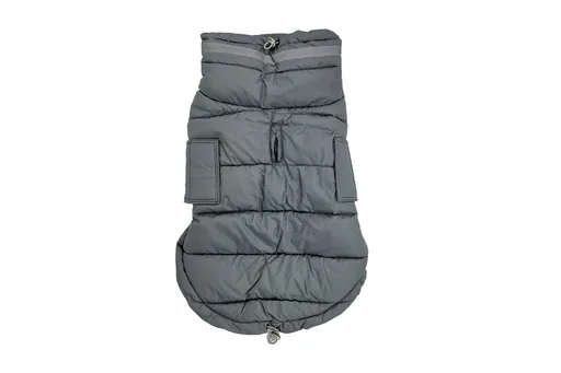 Vsepropejska Taro zimní bunda pro velkého psa až 80 cm Barva: Šedá, Délka zad (cm): 41, Obvod hrudníku: 58 - 68 cm