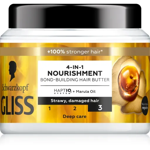 Schwarzkopf Gliss Oil Nutritive intenzivně vyživující maska pro poškozené vlasy 400 ml
