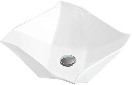 MEXEN Elvira umyvadlo na desku 42x42cm bílá 21894200