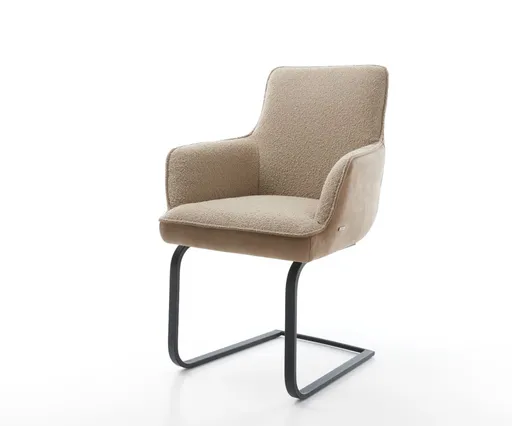 Jídelní židle Heira-Flex s područkami konzolová podnož plochá