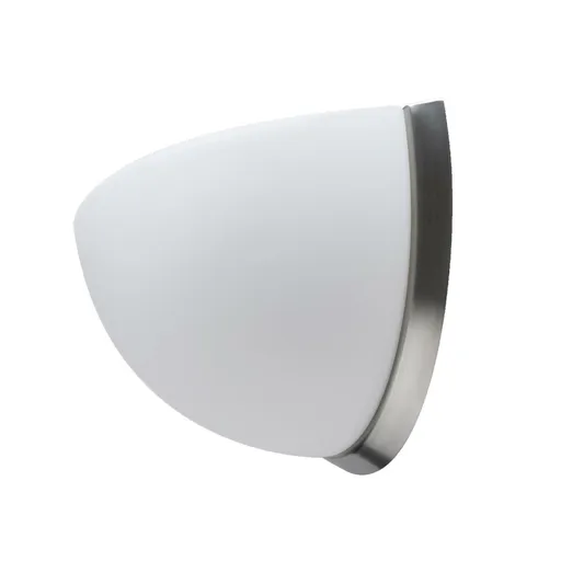 OSMONT NEL59963 NELA DL3 nástěnné skleněné svítidlo nerez broušená / bílá IP43 4000 K 13W LED