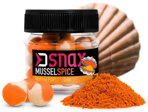 Delphin pop up nástraha d snax pop mušle koření 20 g - 12 mm