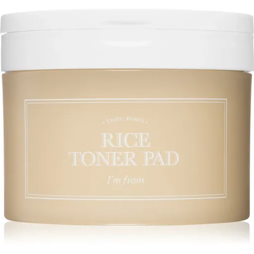 I'm from Rice Toner Pad tonizační polštářky pro rozjasnění a vyhlazení pleti 60 ks