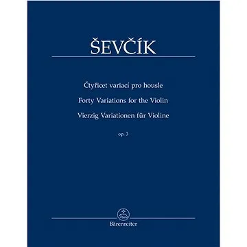 Čtyřicet variací pro housle op. 3 (9790260108011)