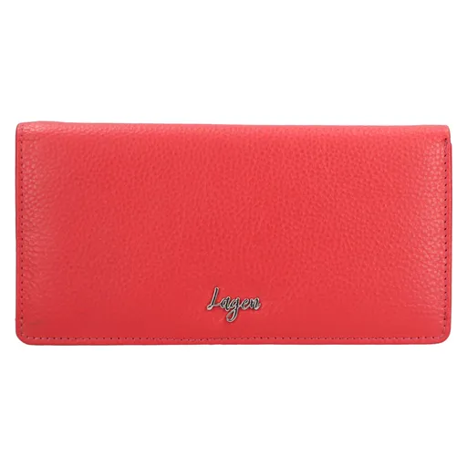Dámská kožená peněženka Lagen Vivie - červená